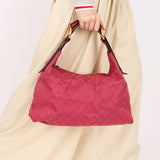 Gucci Medium Horsebit Hobo Pink