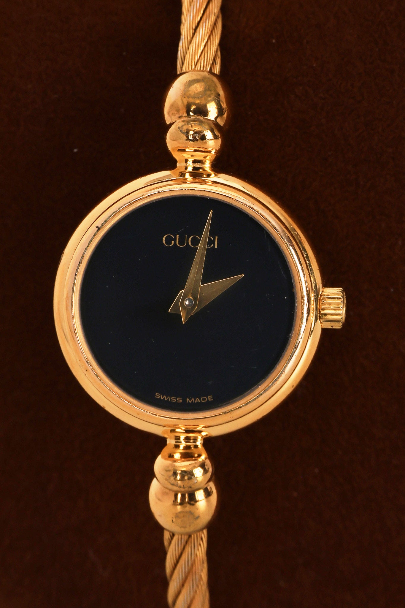Gucci Gold Bangle Watch