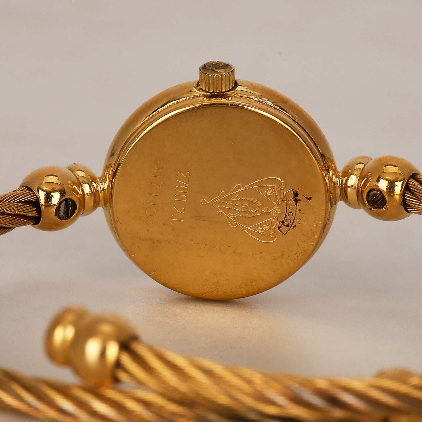 Gucci Gold Bangle Watch