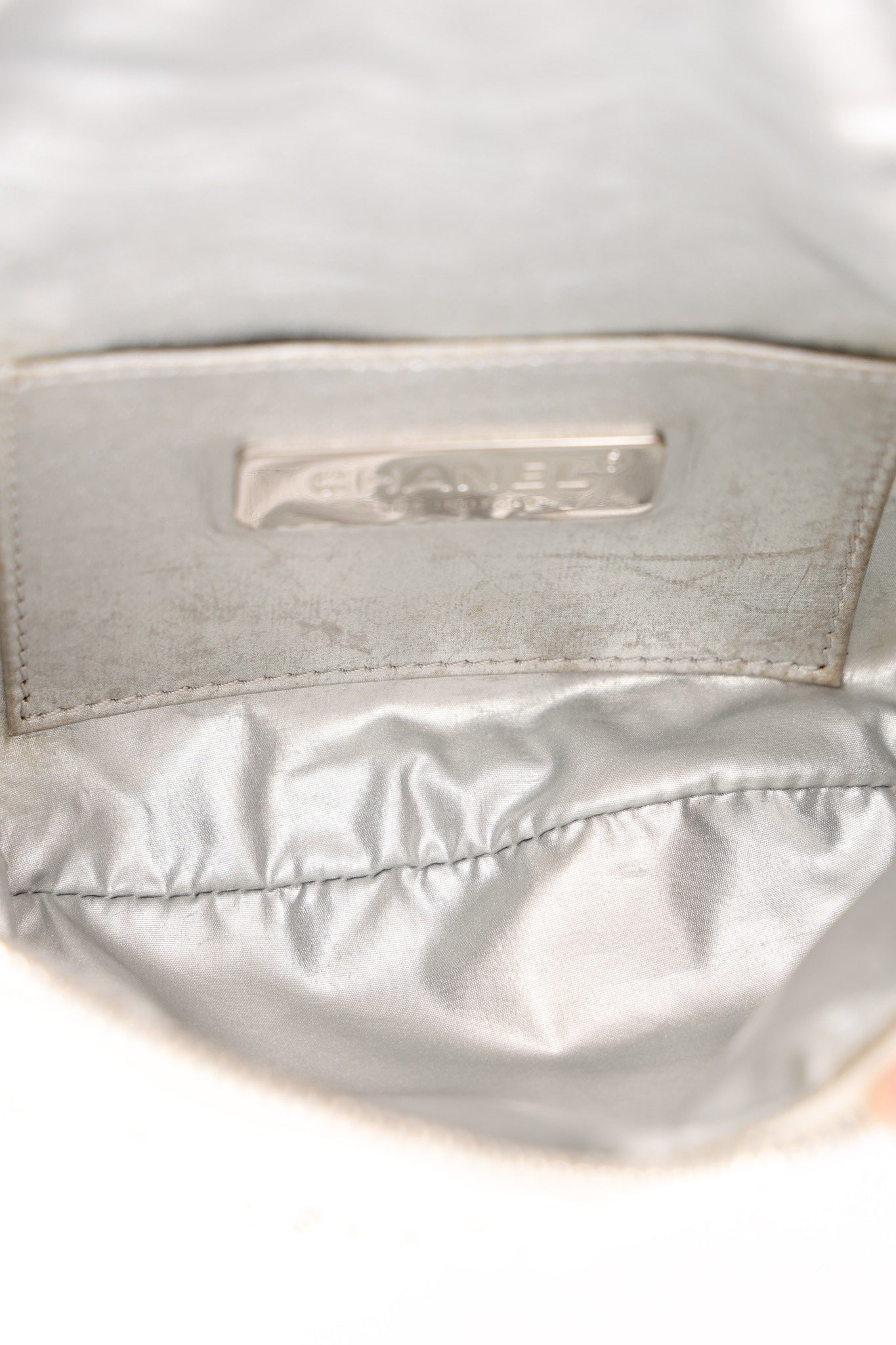 Chanel Camellia Embellished Belt Bag White Lambskin SHW