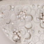 Chanel Camellia Embellished Belt Bag White Lambskin SHW