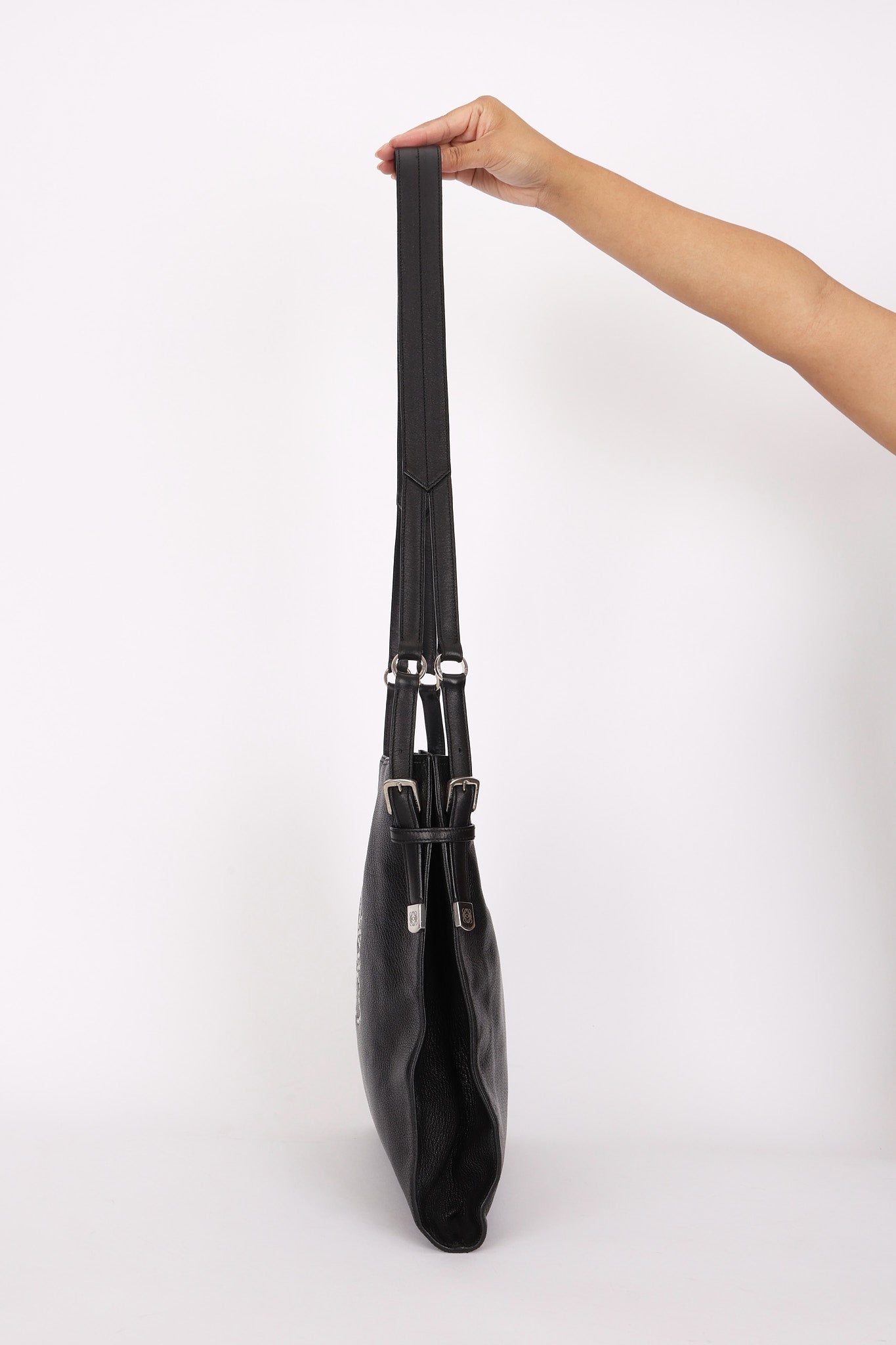 Loewe Anagram Studded Shoulder Bag