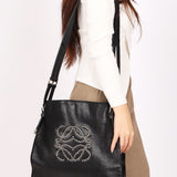 Loewe Anagram Studded Chevre Flat Shopper