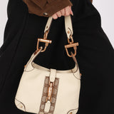 Gucci Monogram Leather Web Jackie Bag