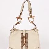 Gucci Monogram Leather Web Jackie Bag