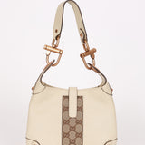 Gucci Monogram Leather Web Jackie Bag
