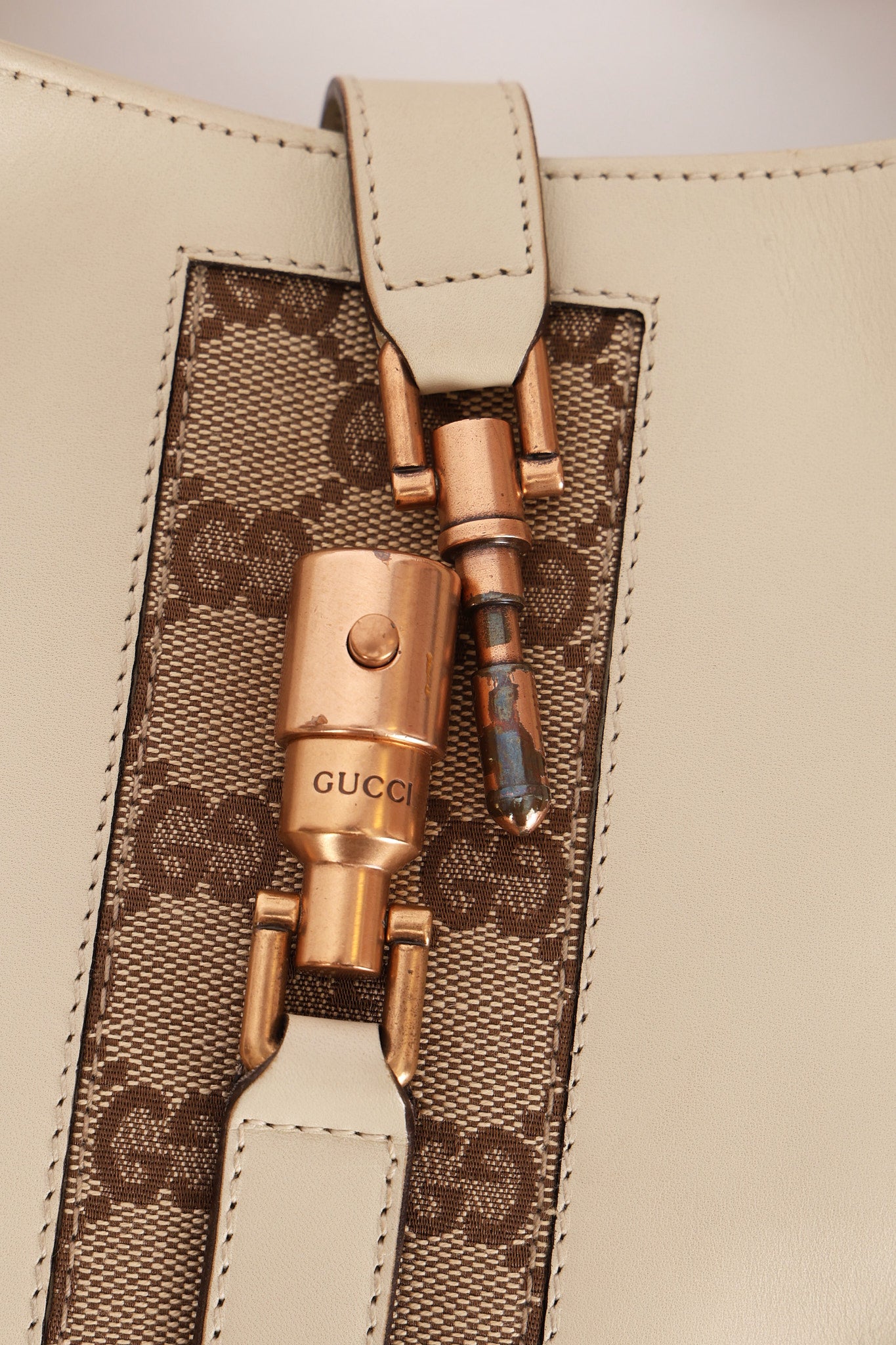 Gucci (GG Canvas) Jackie Bag