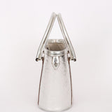 Christian Dior Diorissimo Trotter Tote Metallic Silver 2008