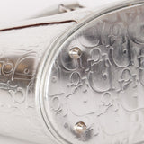 Christian Dior Diorissimo Trotter Tote Metallic Silver 2008