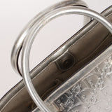 Christian Dior Diorissimo Trotter Tote Metallic Silver 2008
