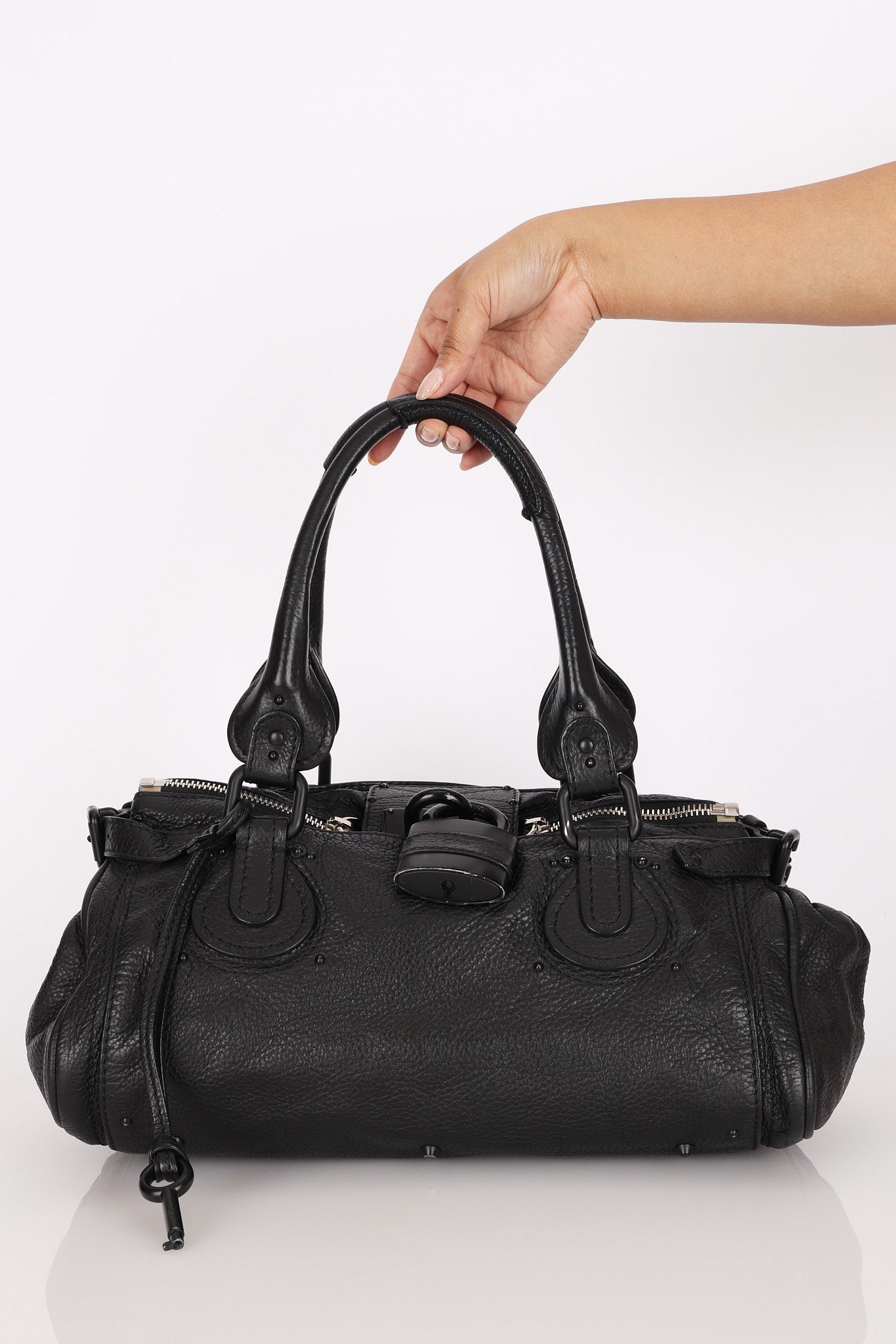 Chloe Medium Paddington Bag Black