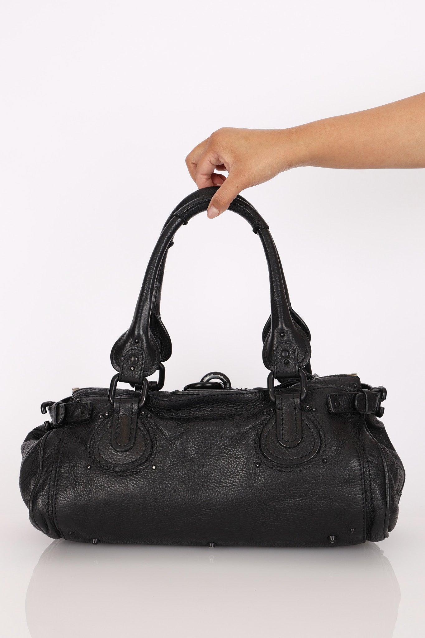 Chloe Medium Paddington Bag Black