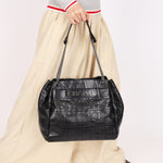 Chanel Large LAX Camera Bag Tote Black Calfskin 2007 SHW