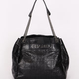 Chanel Large LAX Camera Bag Tote Black Calfskin 2007 SHW