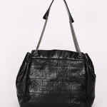 Chanel Large LAX Camera Bag Tote Black Calfskin 2007 SHW