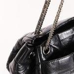 Chanel Large LAX Camera Bag Tote Black Calfskin 2007 SHW
