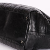 Chanel Large LAX Camera Bag Tote Black Calfskin 2007 SHW