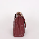 Chanel Jumbo Mademoiselle Single Flap Bordeaux Caviar 24K GP