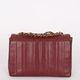 Chanel Jumbo Mademoiselle Single Flap Bordeaux Caviar 24K GP