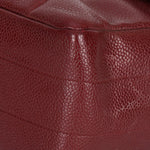 Chanel Jumbo Mademoiselle Single Flap Bordeaux Caviar 24K GP