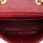 Chanel Jumbo Mademoiselle Single Flap Bordeaux Caviar 24K GP