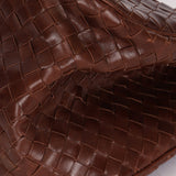 Bottega Veneta Intrecciato Top Handle Tote Brown