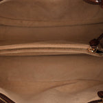 Bottega Veneta Intrecciato Top Handle Tote Brown