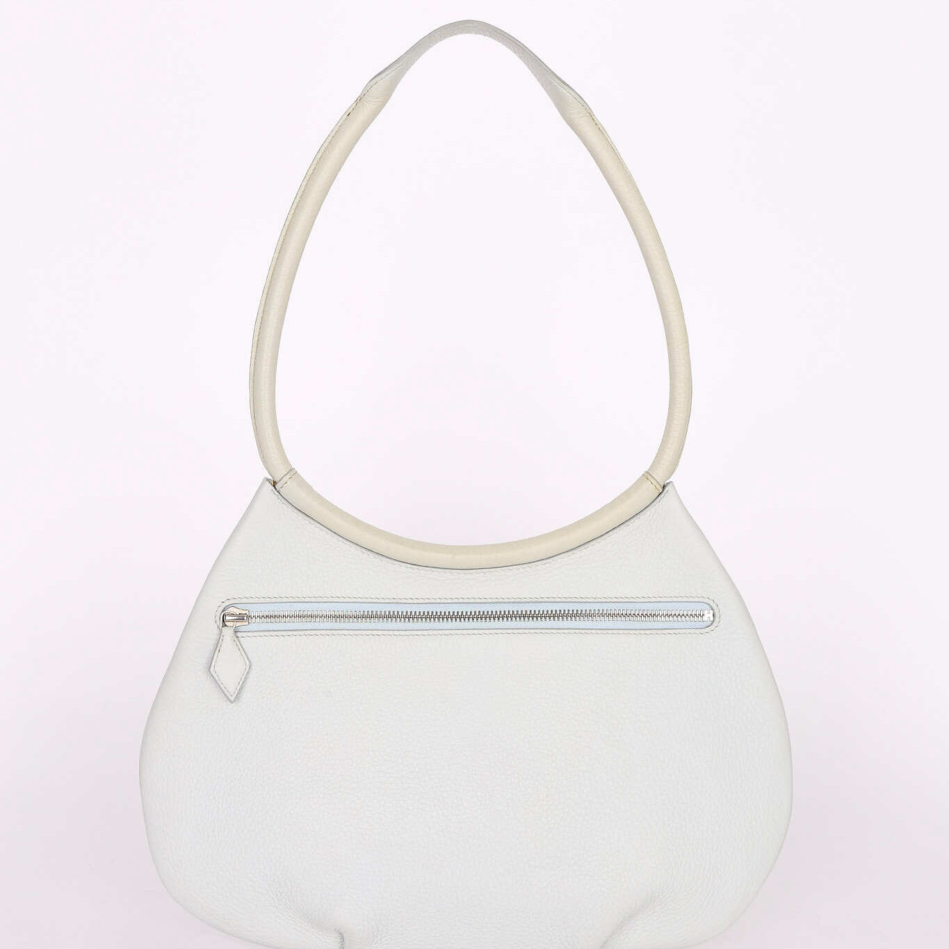 Hermès Cacahuete Bag Bleu Glacier Togo PHW 2002