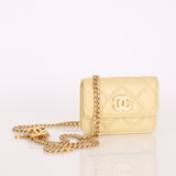 Chanel Mini Belt Bag Butter Yellow Lambskin AGHW