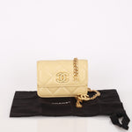 Chanel Mini Belt Bag Butter Yellow Lambskin AGHW