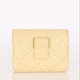 Chanel Mini Belt Bag Butter Yellow Lambskin AGHW