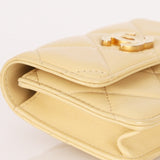 Chanel Mini Belt Bag Butter Yellow Lambskin AGHW