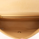 Rare Chanel Parent and Child Kelly Beige Lambskin 1992 24K GP