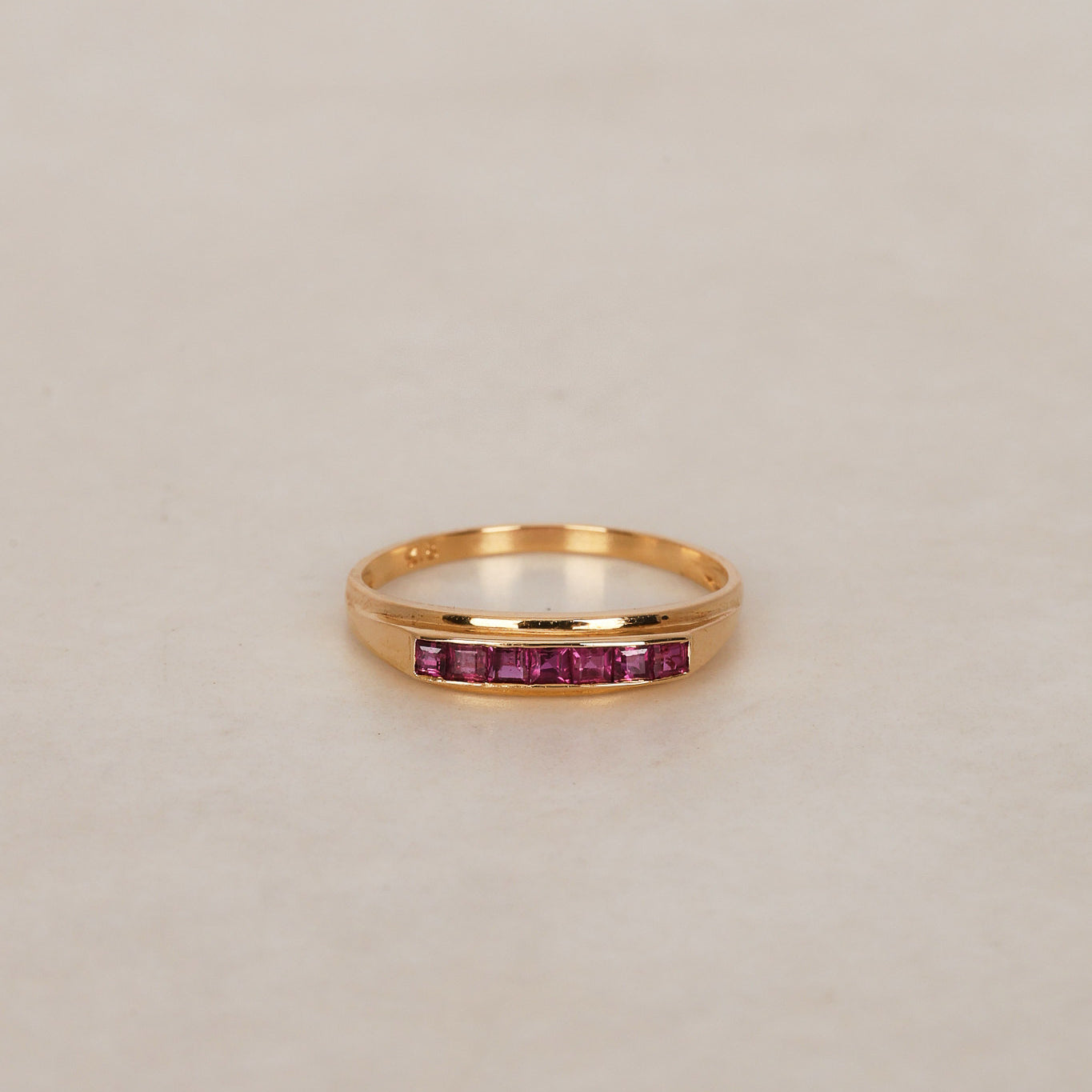 18K Ruby Gold Ring