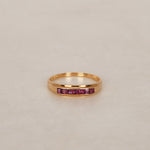18K Ruby Gold Ring