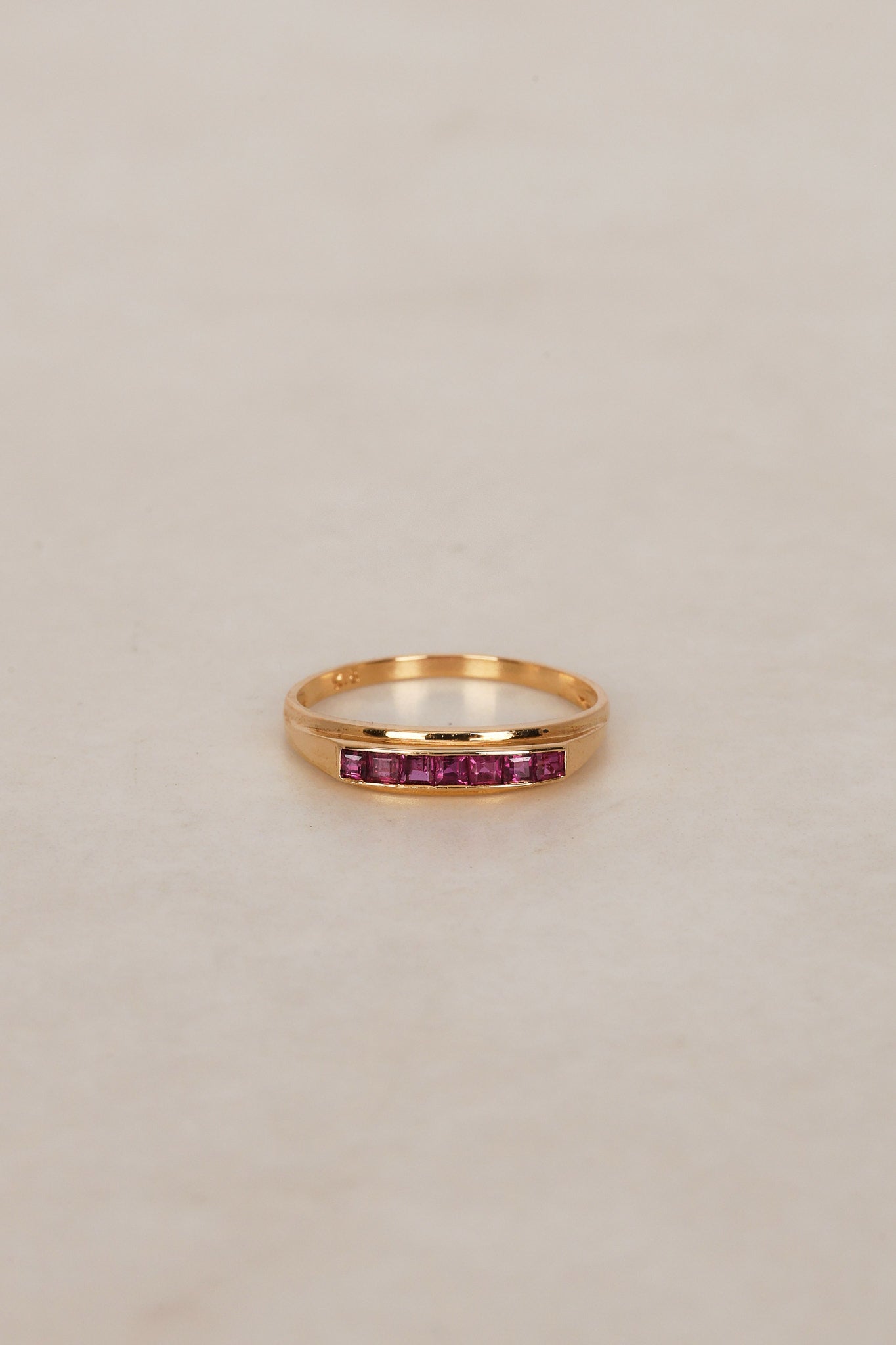 18K Ruby Gold Ring