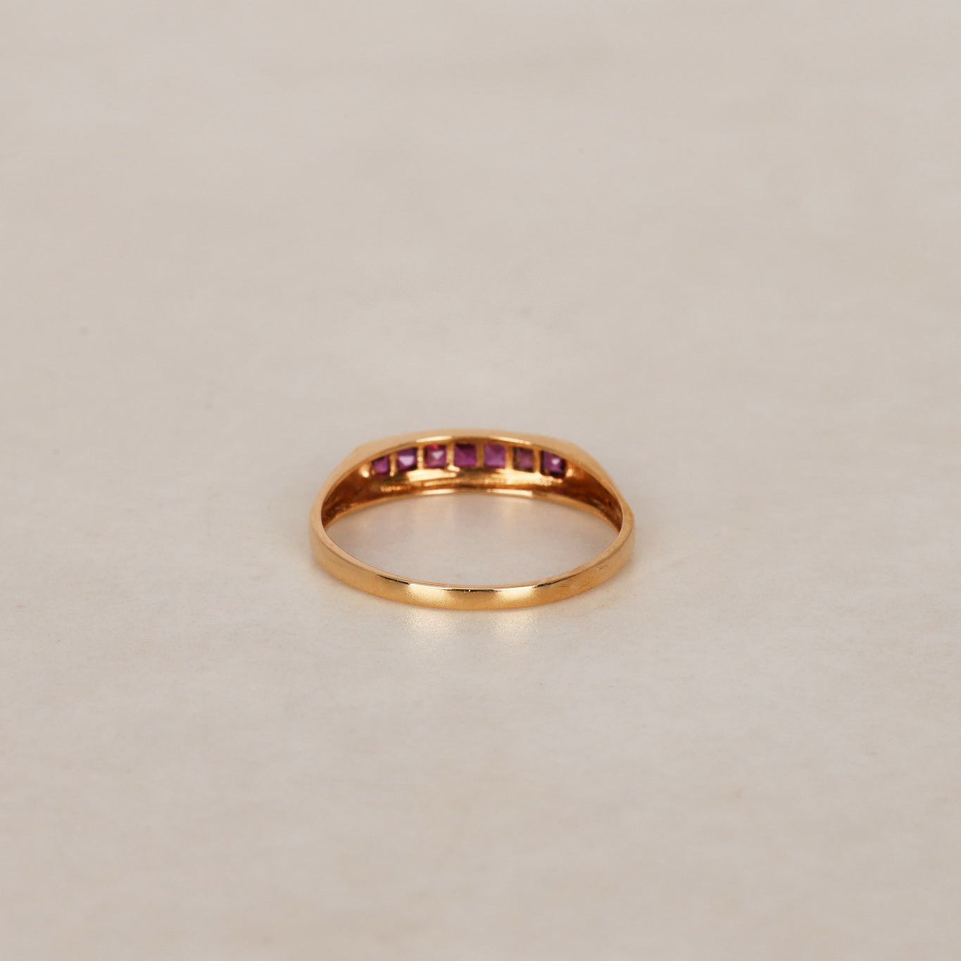 18K Ruby Gold Ring