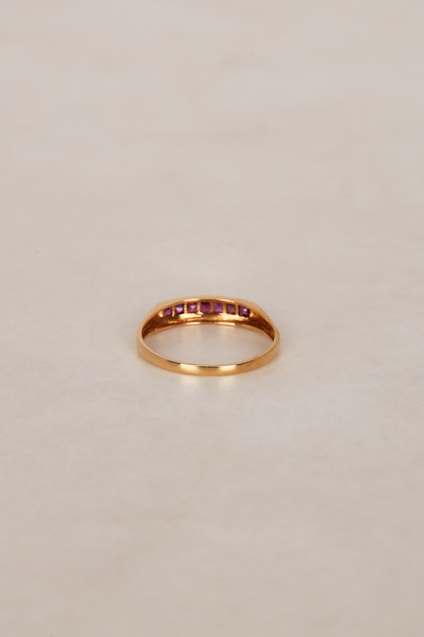 18K Ruby Gold Ring