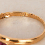 18K Ruby Gold Ring