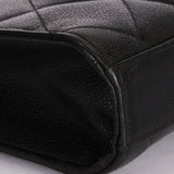 Chanel Turnlock Top Handle Briefcase Black Caviar 1998 24K GP