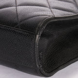Chanel Turnlock Top Handle Briefcase Black Caviar 1998 24K GP