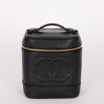 Chanel Timeless Vanity Bag Black Caviar 2005 24K GP