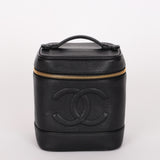 Chanel Timeless Vanity Bag Black Caviar 2005 24K GP
