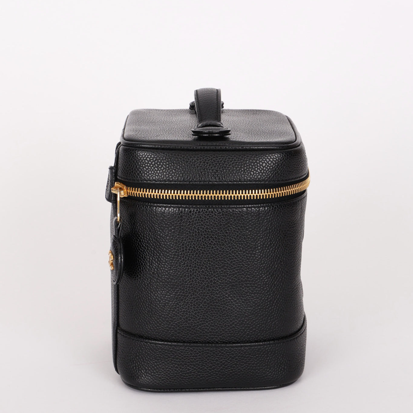 Chanel Timeless Vanity Bag Black Caviar 2005 24K GP