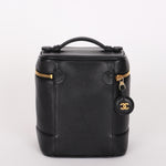 Chanel Timeless Vanity Bag Black Caviar 2005 24K GP