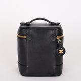 Chanel Timeless Vanity Bag Black Caviar 2005 24K GP