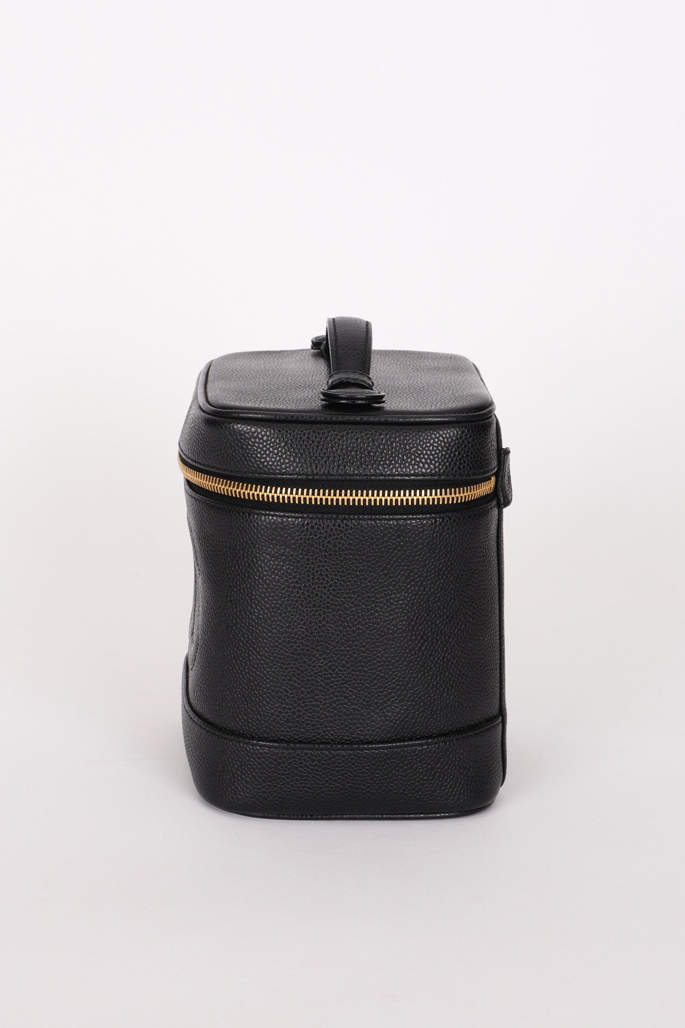 Chanel Timeless Vanity Bag Black Caviar 2005 24K GP