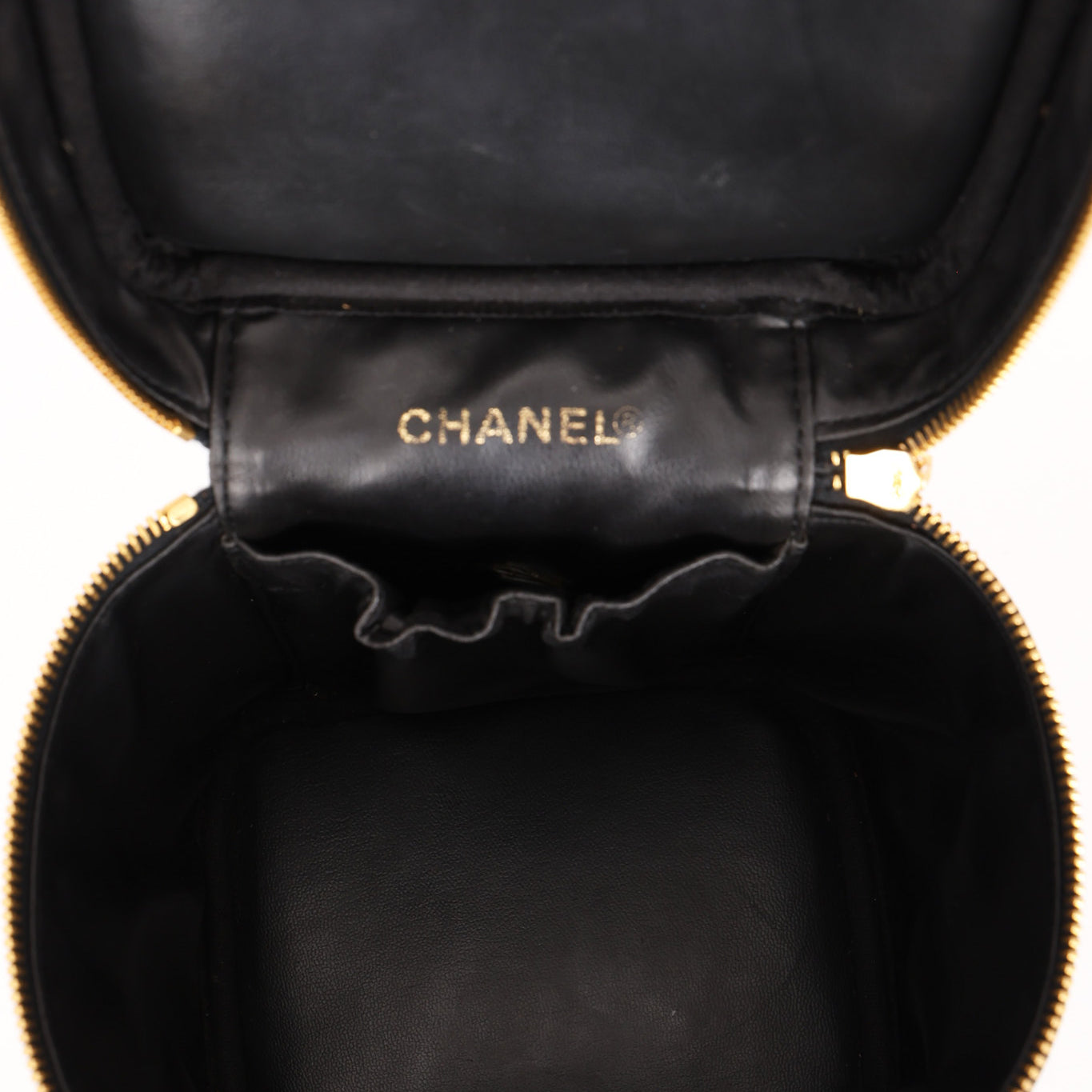 Chanel Timeless Vanity Bag Black Caviar 2005 24K GP