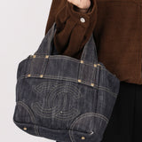 Chanel CC Denim Tote 2006 GHW