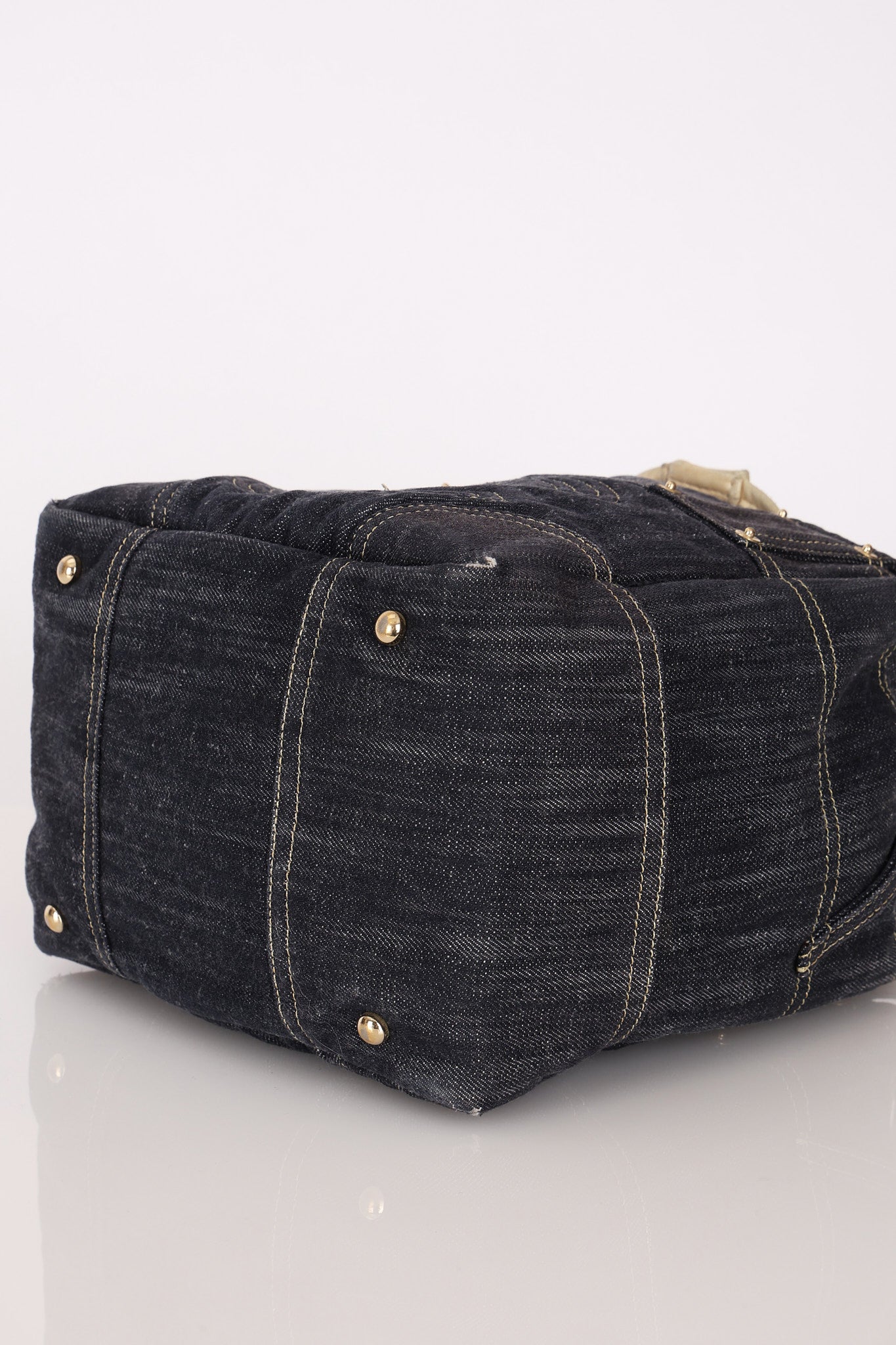 Chanel CC Denim Tote GHW